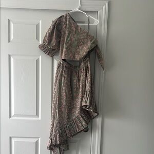 Floral Asymmetrical Dress